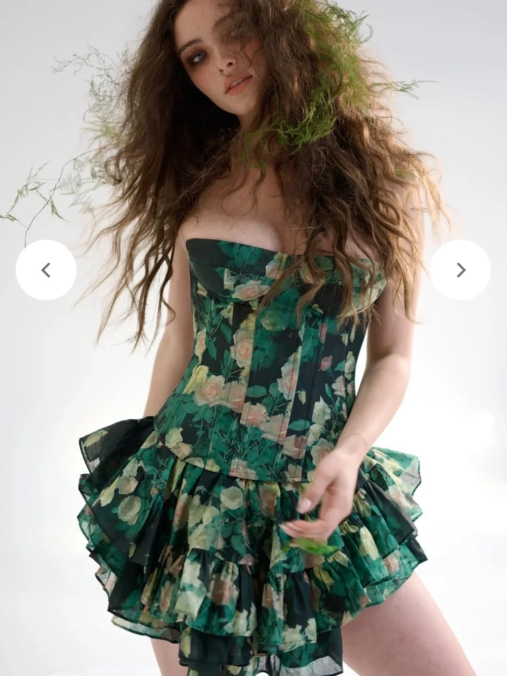 NWOT XS Selkie silk enchantment mini skirt - Picture 4 of 9